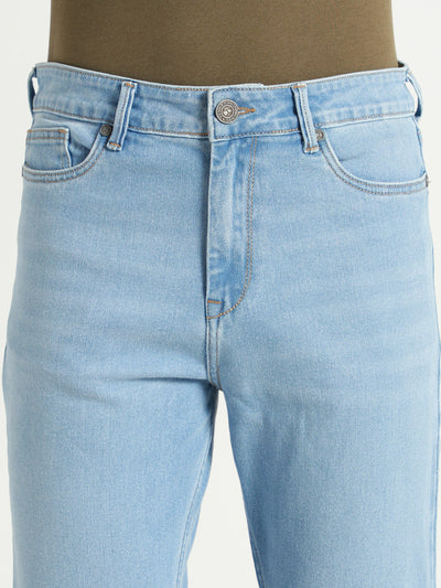 Men's Straight Washed LIGHT BLUE Jeans