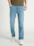 Men's Mid Blue Straight fit Stretchable Jeans
