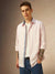 Men's Fresh Pink Solid Button Down Collar Full Sleeves Shirt