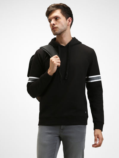 Dennis Lingo Men's Black  Full Sleeves hoodie Sweatshirt
