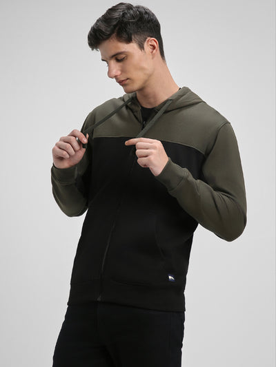 Dennis Lingo Men's Black  Full Sleeves Zipper hoodie Sweatshirt
