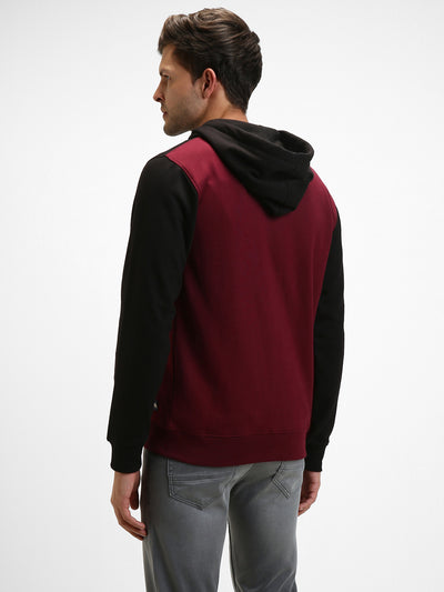 Dennis Lingo Men's Maroon  Full Sleeves Zipper hoodie Sweatshirt