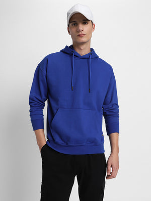Men's Blue Full Sleeves Hoodie
