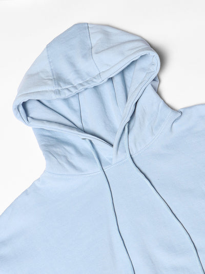 Dennis Lingo Men's Light Blue  Full Sleeves Hoodie Sweatshirt