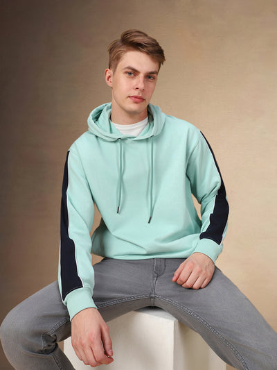 Men's Solid Hooded Full Sleeves Regular Fit Hoodie