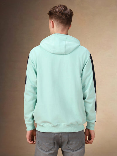 Men's Solid Hooded Full Sleeves Regular Fit Hoodie