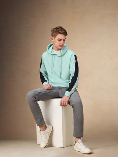 Men's Solid Hooded Full Sleeves Regular Fit Hoodie