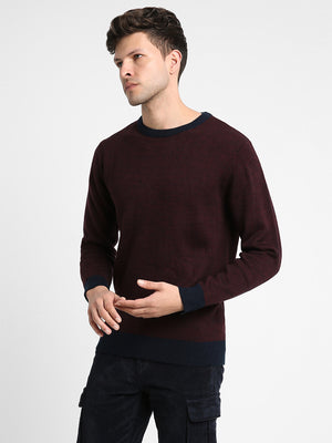Men's Round Neck Full Sleeves Pullover Sweater