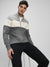 Men's Mock Regular Fit Solid Lt Grey Mel Full Sleeves Sweater
