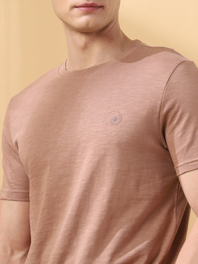 Men's Solid Round Neck Half Sleeves T-shirt