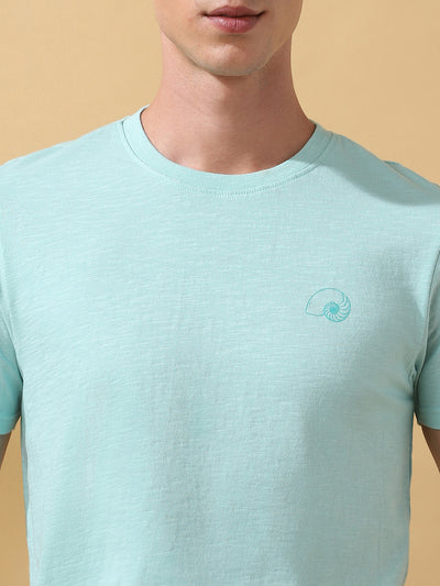 Men's Solid Round Neck Half Sleeves T-shirt