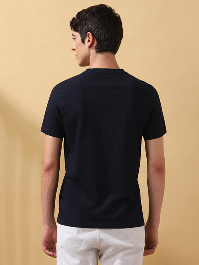 Men's Solid Round Neck Half Sleeves T-shirt