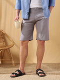 Men Solid Regular Fit Casual Knee Length Cotton Shorts