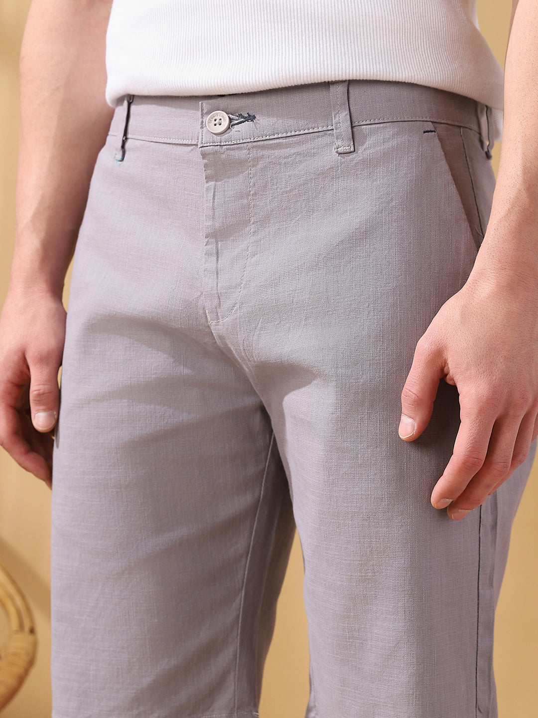 Men Solid Regular Fit Casual Knee Length Cotton Shorts