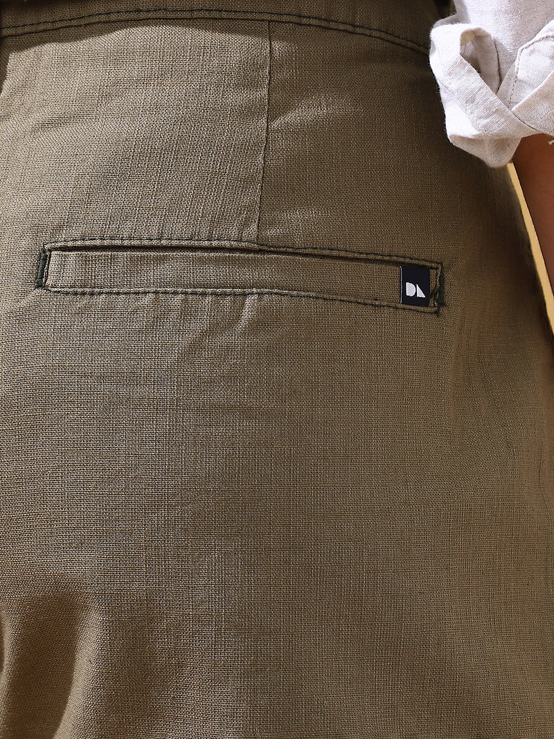 Men Solid Regular Fit Casual Knee Length Cotton Shorts