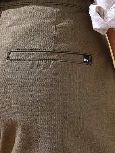 Men Solid Regular Fit Casual Knee Length Cotton Shorts