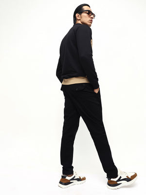 Men's Solid Slim Fit Chinos