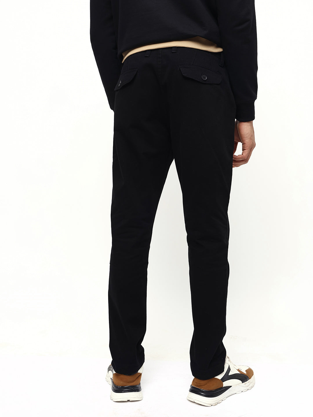 Men's Solid Slim Fit Chinos