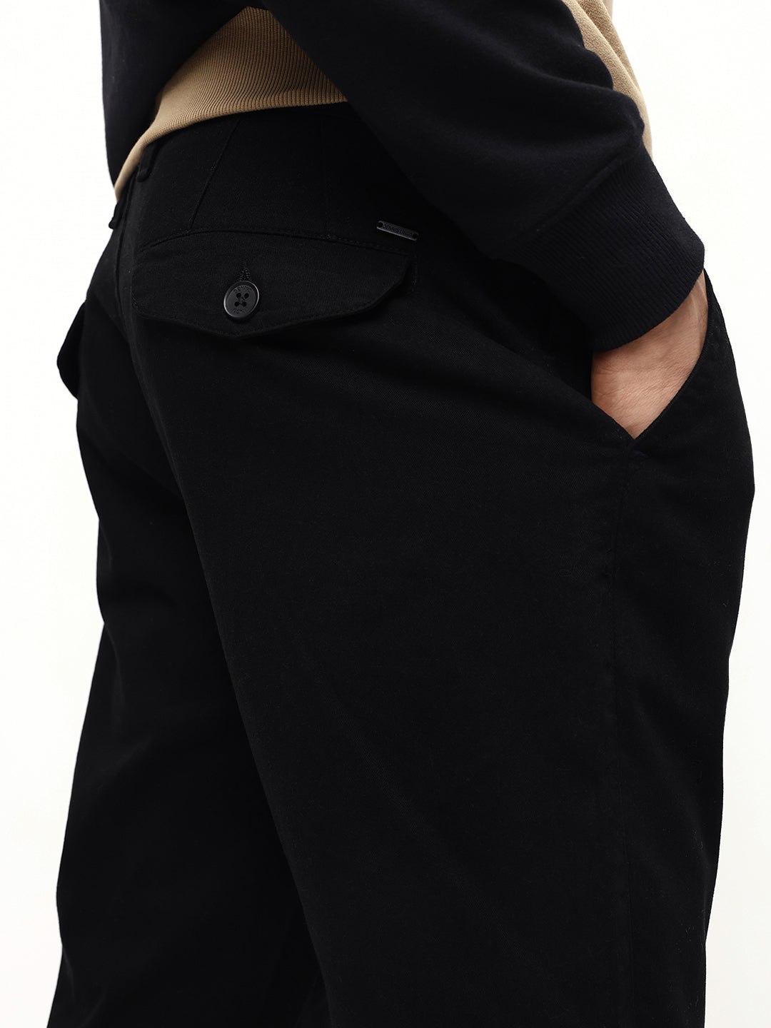 Men's Solid Slim Fit Chinos