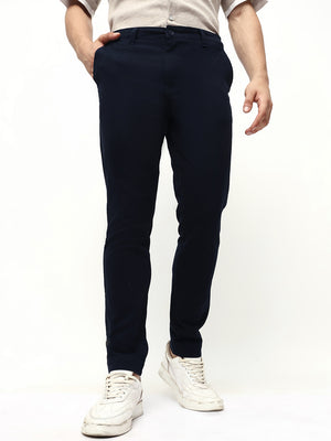 Men's Solid Slim Fit Chinos
