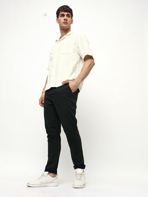 Men's Solid Slim Fit Chinos