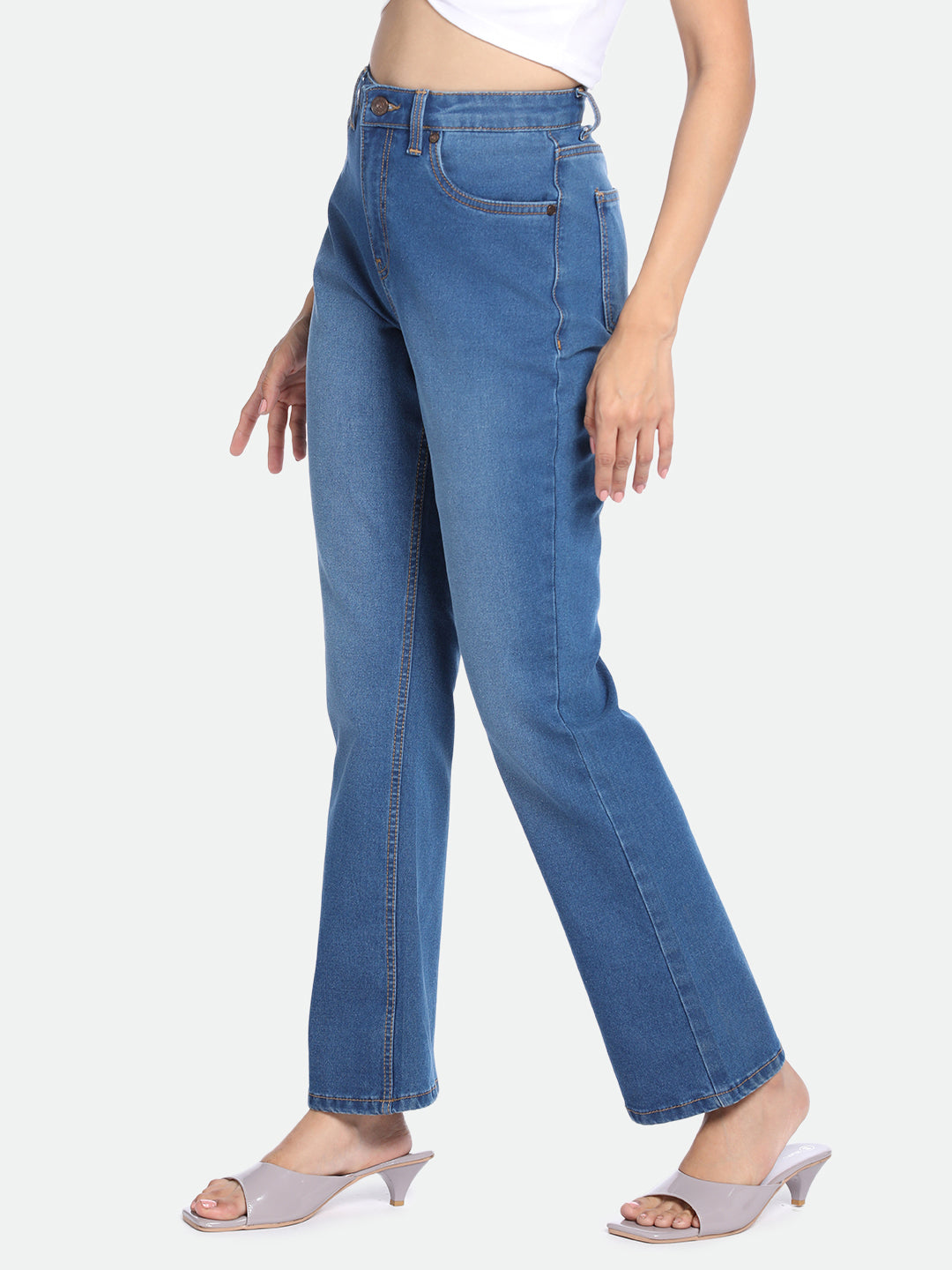 DL Woman Indigo Cotton Bootcut Jeans