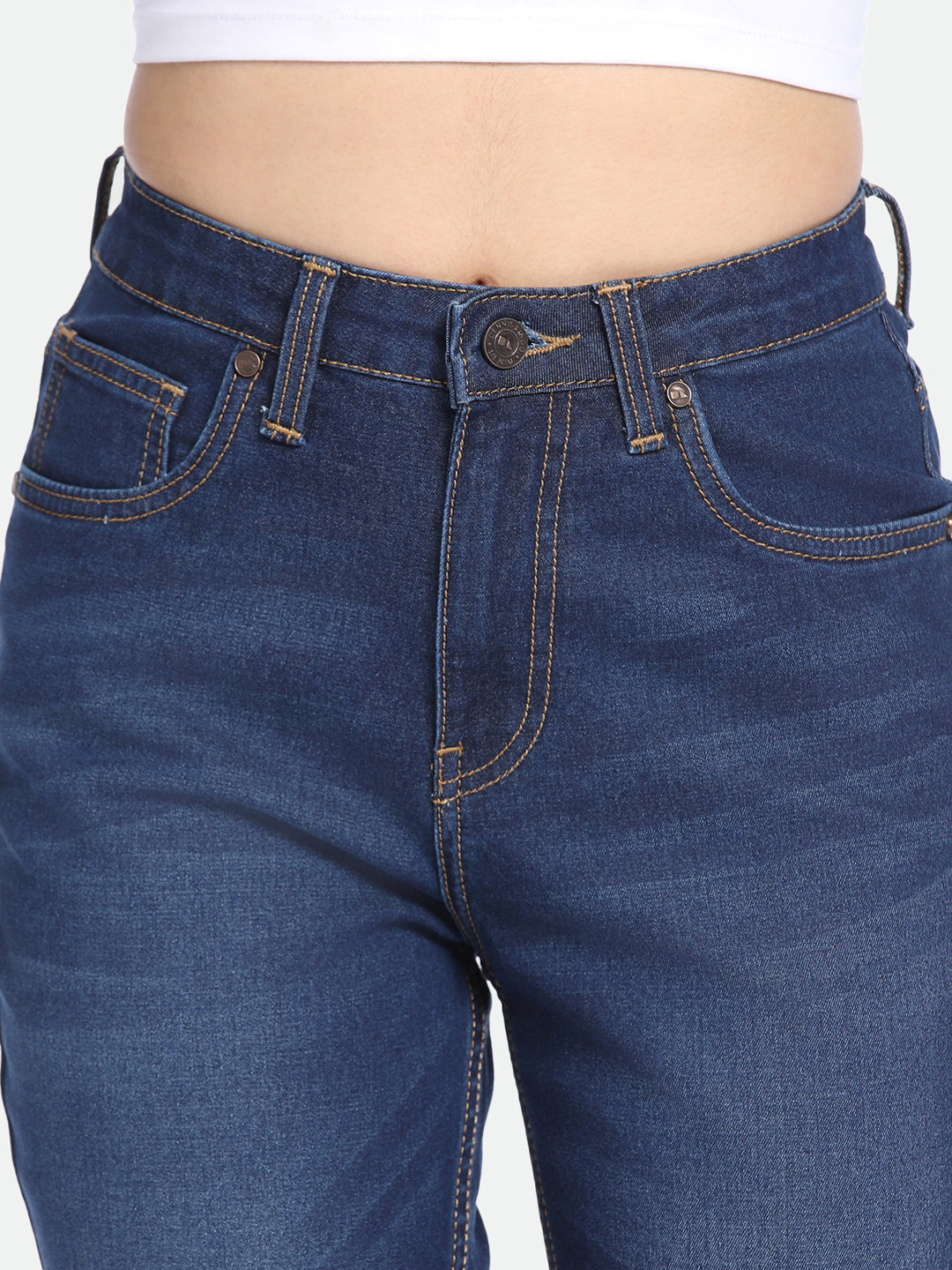 DL Woman Bootcut High-Rise Clean Look Light Fade Stretchable Jeans