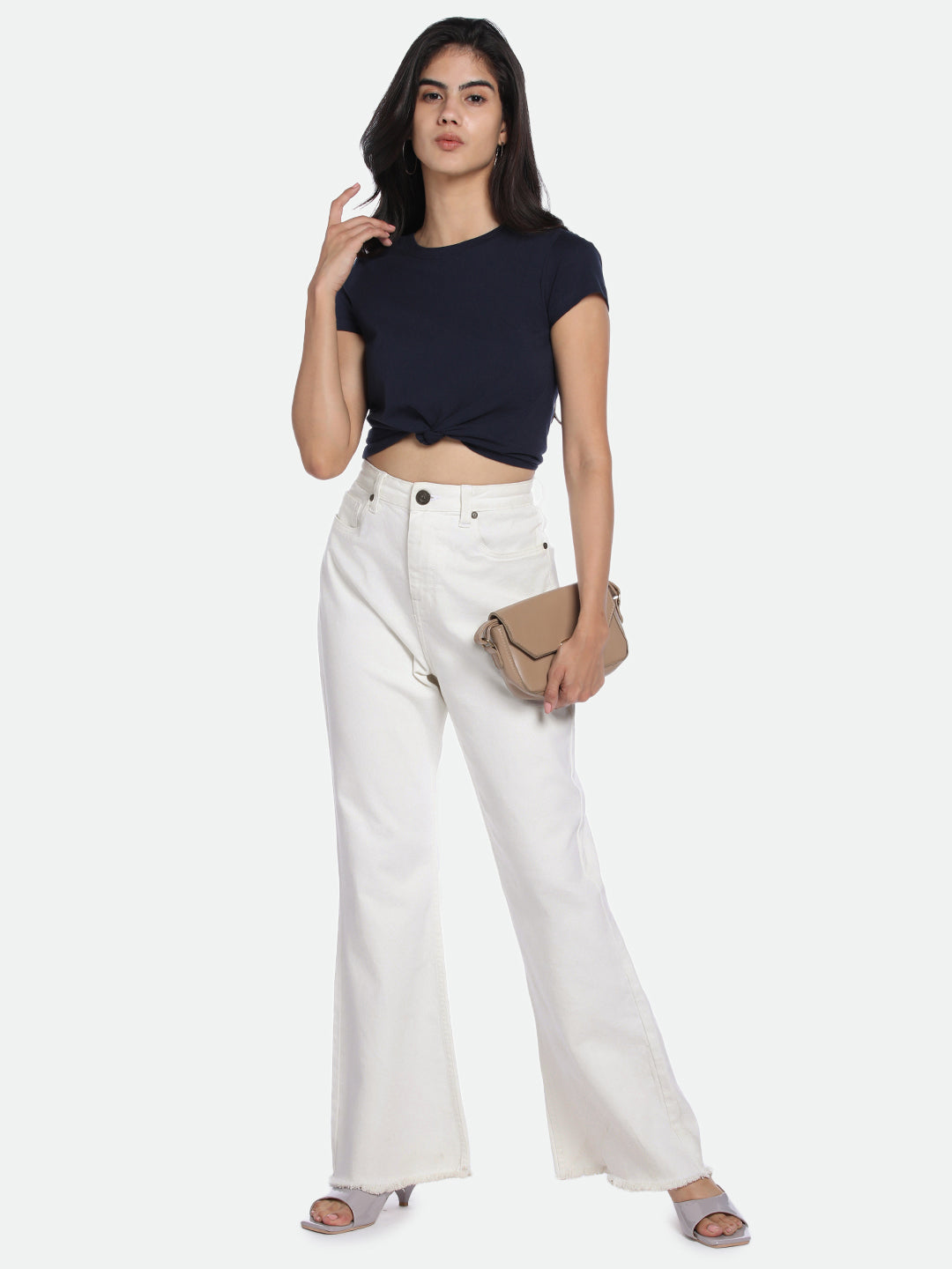 DL Woman White Bootcut Jeans
