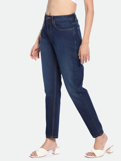 DL Woman Mom Fit High-Rise Light Fade Stretchable Jeans