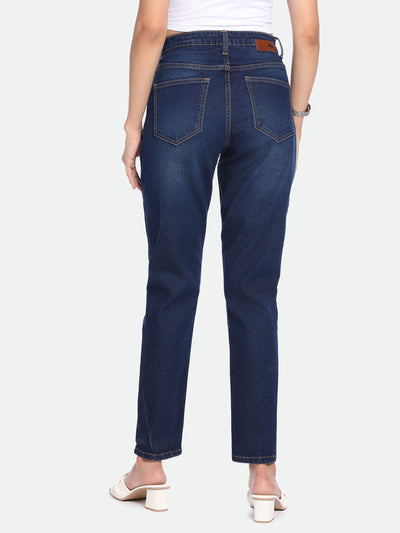 DL Woman Mom Fit High-Rise Light Fade Stretchable Jeans