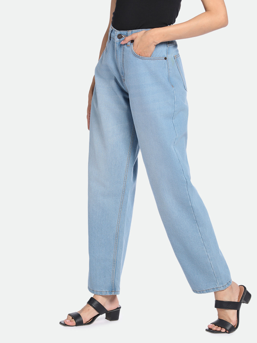 DL Woman Indigo Relaxed Fit Jeans