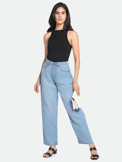 DL Woman Indigo Relaxed Fit Jeans