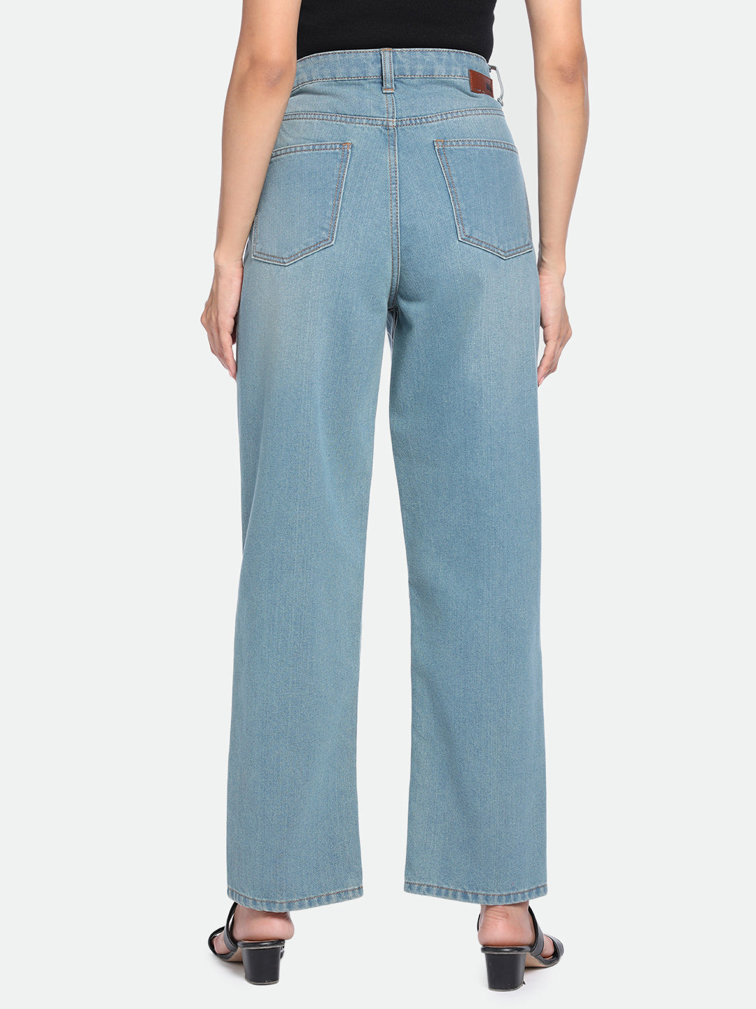 DL Woman Relaxed Fit High-Rise Clean Look Stretchable Jeans
