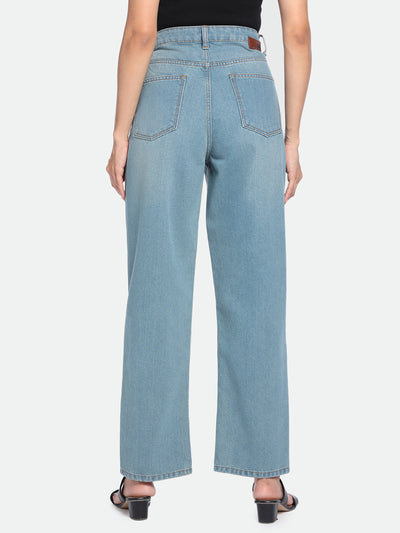 DL Woman Relaxed Fit High-Rise Clean Look Stretchable Jeans