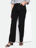 DL Woman Relaxed Fit High-Rise Clean Look Pure Cotton Jeans