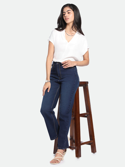 DL Woman Indigo Straight Fit Jeans
