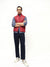 Men's High Neck Regular Fit Solid Quilted Barley Red Gilet Jacket