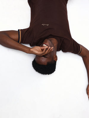 Men's Solid Round Neck Half Sleeves Relaxed Fit T-shirt