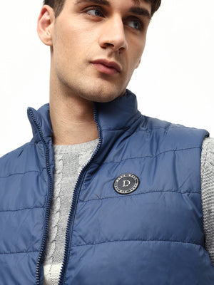 Mens Sleeveless Jacket - Lightweight Casual Winterwear  (Bright Navy)