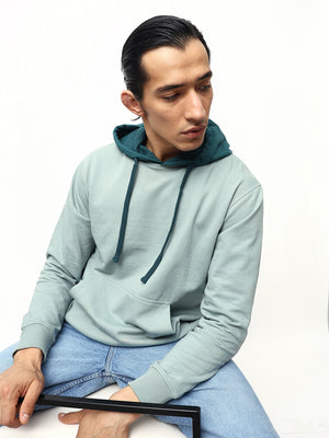 Men's Colorblock Full Sleeves Hoodie