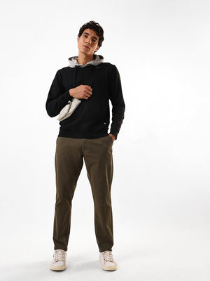 Men's Solid Slim Fit Chinos Trouser