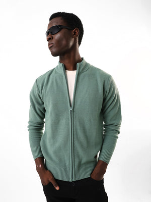 Men's Solid Regular Regular Fit High Neck Full Sleeves Sweater