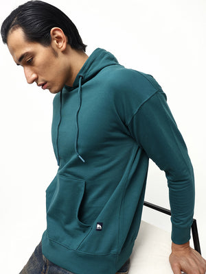 Men's Solid Full Sleeves Fleece Hoodie