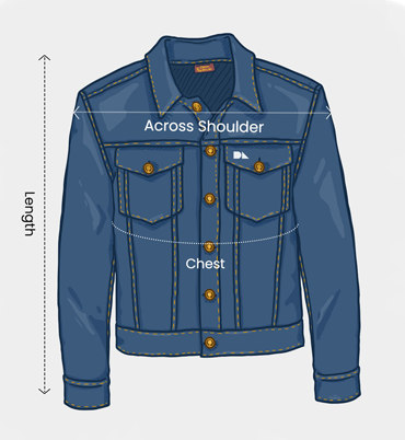 Men's Regular Fit Long Sleeve Button Down Panel Denim Jacket, Lightweight Trucker Jacket (Navy Blue)