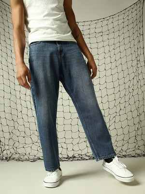 Men Relaxed Fit Light Fade Cotton Streetwear Jeans - Hubberholme x Dennis Lingo