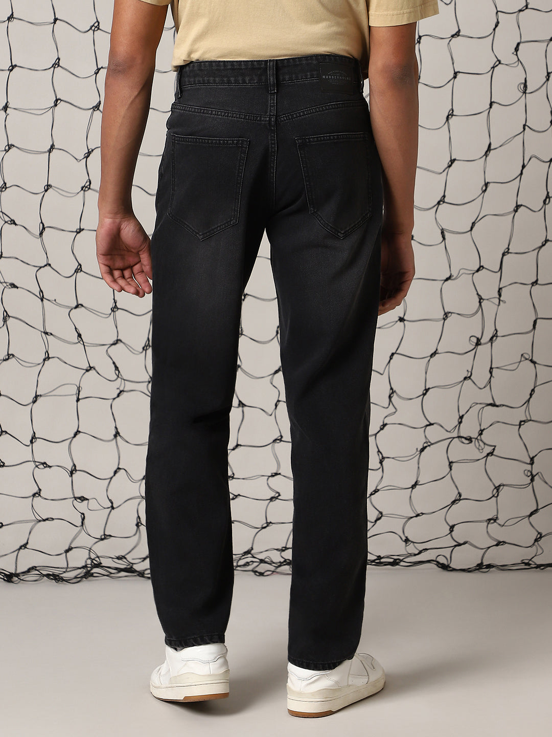 Men Pure Cotton Highly Distressed Relaxed Fit Light Fade Jeans - Hubberholme x Dennis Lingo