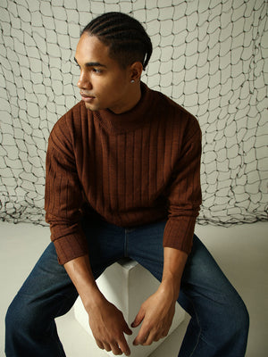 Men's Turtle Neck Long Sleeves Pullover - Hubberholme x Dennis Lingo