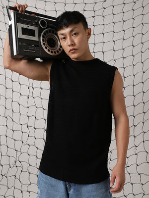 Men's Round Neck Relax Fit Sleeveless Vest Pullover - Hubberholme x Dennis Lingo