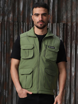 Men's Mock Collar Solid Casual Tailored Jacket - High Star x Dennis Lingo