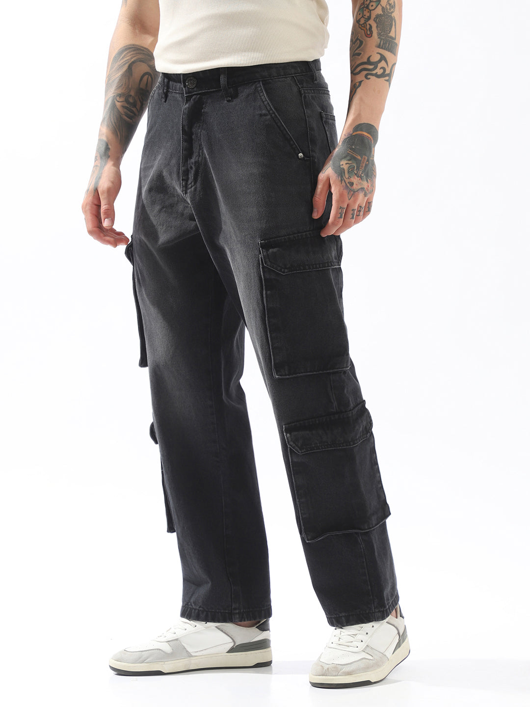 Men Comfort Straight Fit Mid-Rise Jeans - High Star x Dennis Lingo